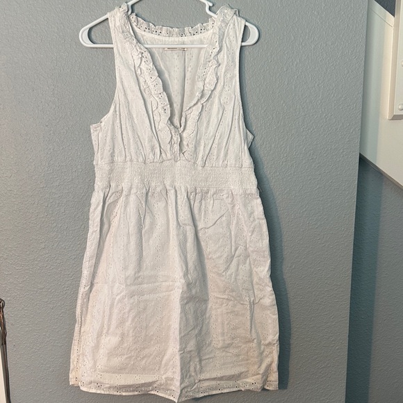 Old Navy White Eyelet Sleeveless Dress - Picture 1 of 6